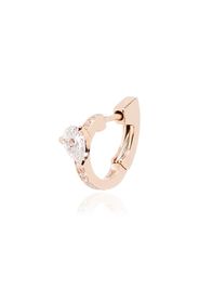 18kt rose gold Harvest diamond huggie earring