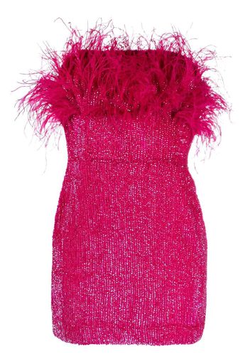 Retrofete sequin-embellished mini dress - Pink