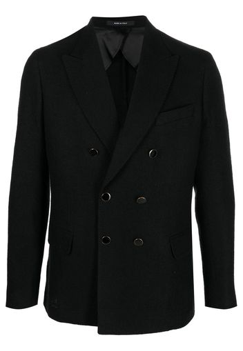 Reveres 1949 peak-lapels double-breasted blazer - Black