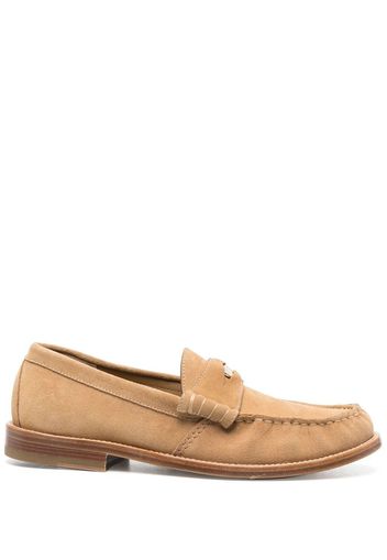 Rhude suede penny loafers - Brown