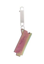 iridescent pouch keyring