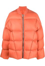 Rick Owens zipped-up padded jacket - Orange