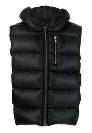 Rick Owens Sealed quilted zip-up gilet - Black