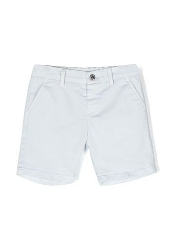 Roberto Cavalli Junior Monogram-patch cotton shorts - 05171