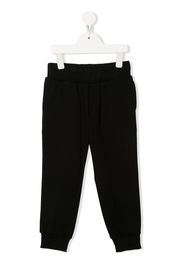 Roberto Cavalli Junior logo-patch track trousers - Black