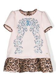 Roberto Cavalli Junior leopard-print T-shirt dress - D2294