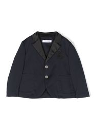 Roberto Cavalli Junior monogram-patch blazer - 03030