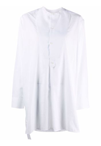 Rodebjer collarless long-sleeved tunic - White