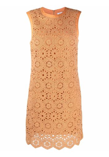 Rodebjer Tulip crochetd-design dress - Neutrals