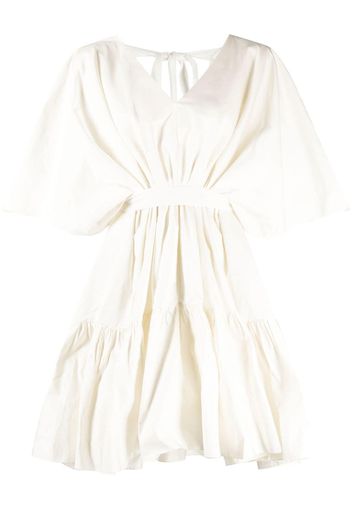 Roksanda pleated A-line minidress - White