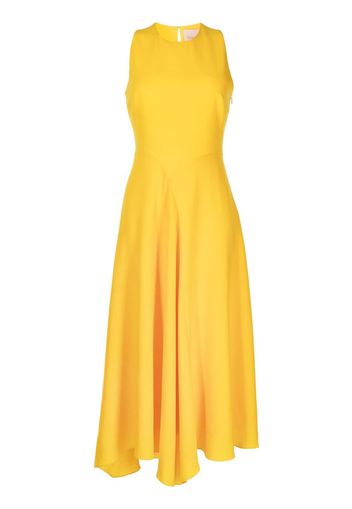 Roksanda sleeveless asymmetric-hem dress - Yellow