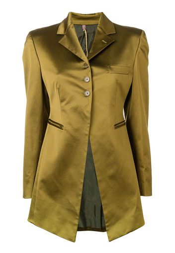 Romeo Gigli Pre-Owned 1980's asymmetric blazer - Green