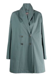 Romeo Gigli Pre-Owned 1990s double-breasted cotton coat - Green