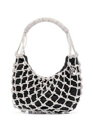 Rosantica Nodi metallic tote bag - Black