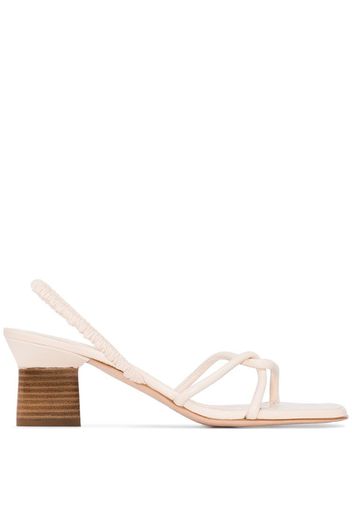 twisted strap sandals