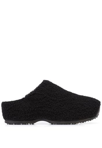 Rosetta Getty slip-on shearling trainers - Black