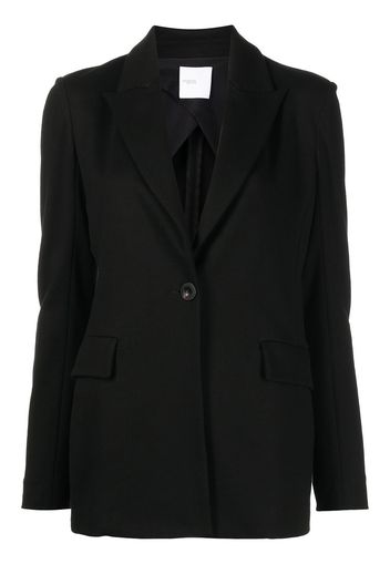 Rosetta Getty single-breasted cotton blazer - Black