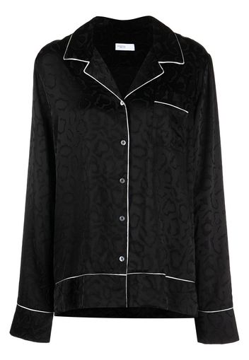 Rosetta Getty Pyjama-style long-sleeve shirt - Black