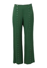studded wide leg trousers