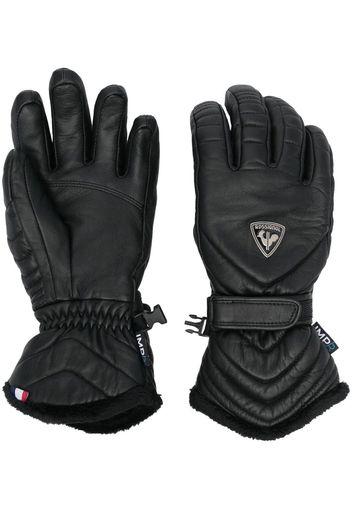 Rossignol logo-patch ski gloves - Black