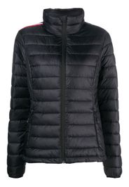 Rossignol stripe-detail long-sleeve puffer jacket - Black