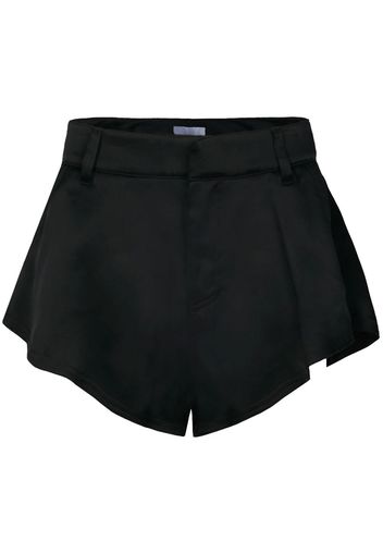 RTA high-waisted wide-leg shorts - Black