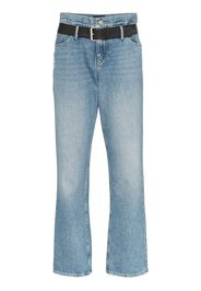 Dexter belted boyfriend jeans