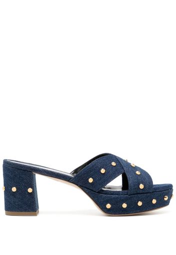 Rupert Sanderson stud-embellished sandals - Blue