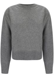 SA SU PHI back-slit jumper - Grey