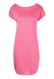 Saint Laurent Pre-Owned short-sleeve knitted dress - Pink