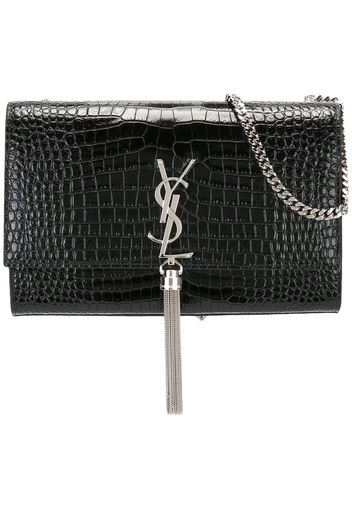 Saint Laurent medium Kate Monogram satchel - Black