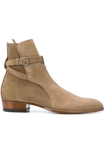 Saint Laurent Wyatt 30 Jodhpur boots - Neutrals