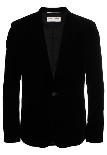 Saint Laurent velvet tuxedo jacket - Black