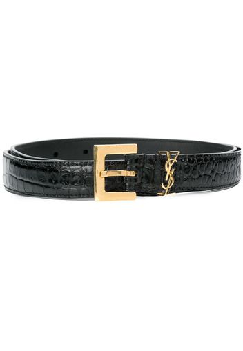 Saint Laurent Monogram belt - Black