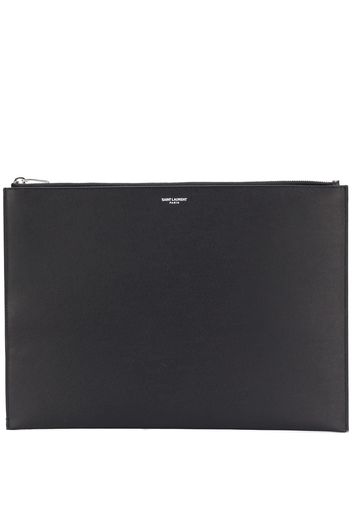 Saint Laurent YSL zipped pouch - Black