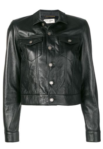 Saint Laurent hybrid jacket - Black