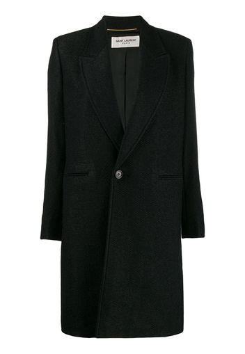 Saint Laurent single-breasted coat - Black