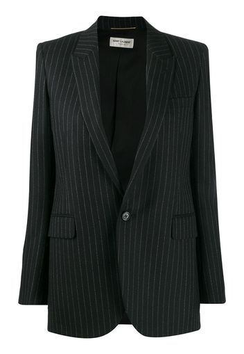 Saint Laurent pinstripe tailored blazer jacket - Black