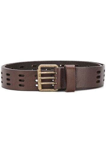 perforated buckle belt