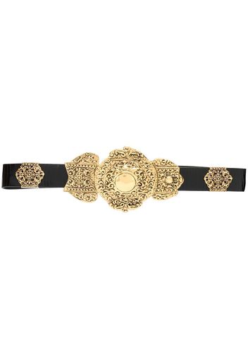 engraved-buckle belt