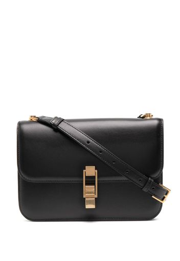 Carré leather shoulder bag