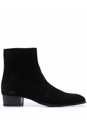 Saint Laurent zip-fastening ankle boots - Black