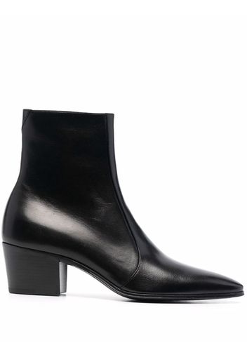 Saint Laurent pointed-toe ankle boots - Black