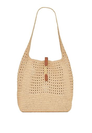 Saint Laurent woven hobo bag - Neutrals