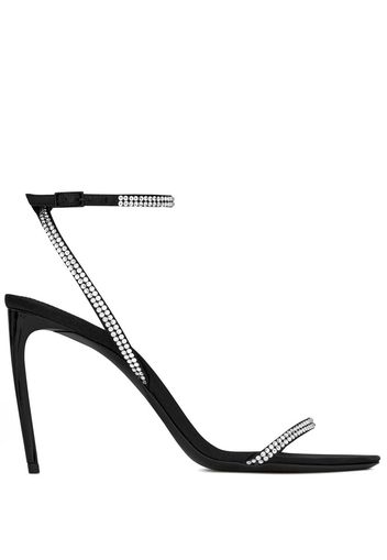 Saint Laurent New Nuit 90mm sandals - Black