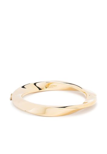 Saint Laurent twisted bangle bracelet - Gold