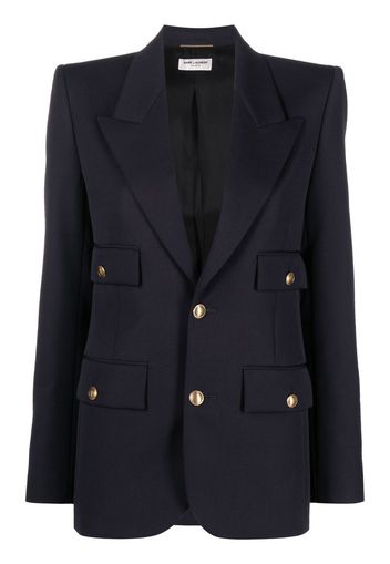 Saint Laurent single-breasted blazer - Blue