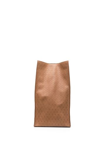 Saint Laurent Deli monogram tote bag - Brown
