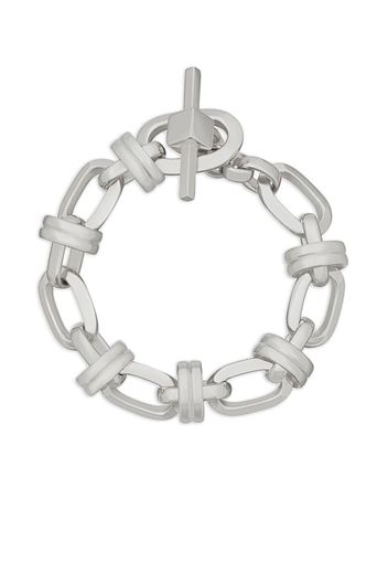 Saint Laurent deco chain bracelet - Grey