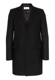 Saint Laurent single-breasted wool coat - Black